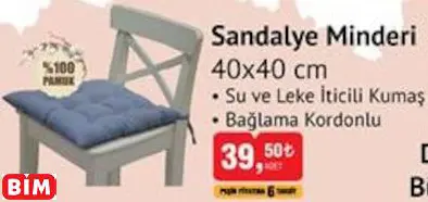 SANDALYE MİNDERİ SANDALYE MİNDERİ